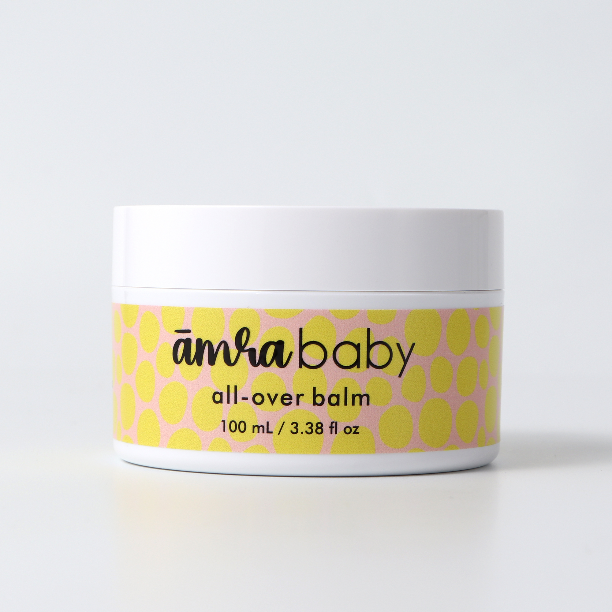 Amra Baby all over body balm for baby skin in a 100ml jar
