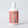 Back of body lotion bottle showing application directions and warnings